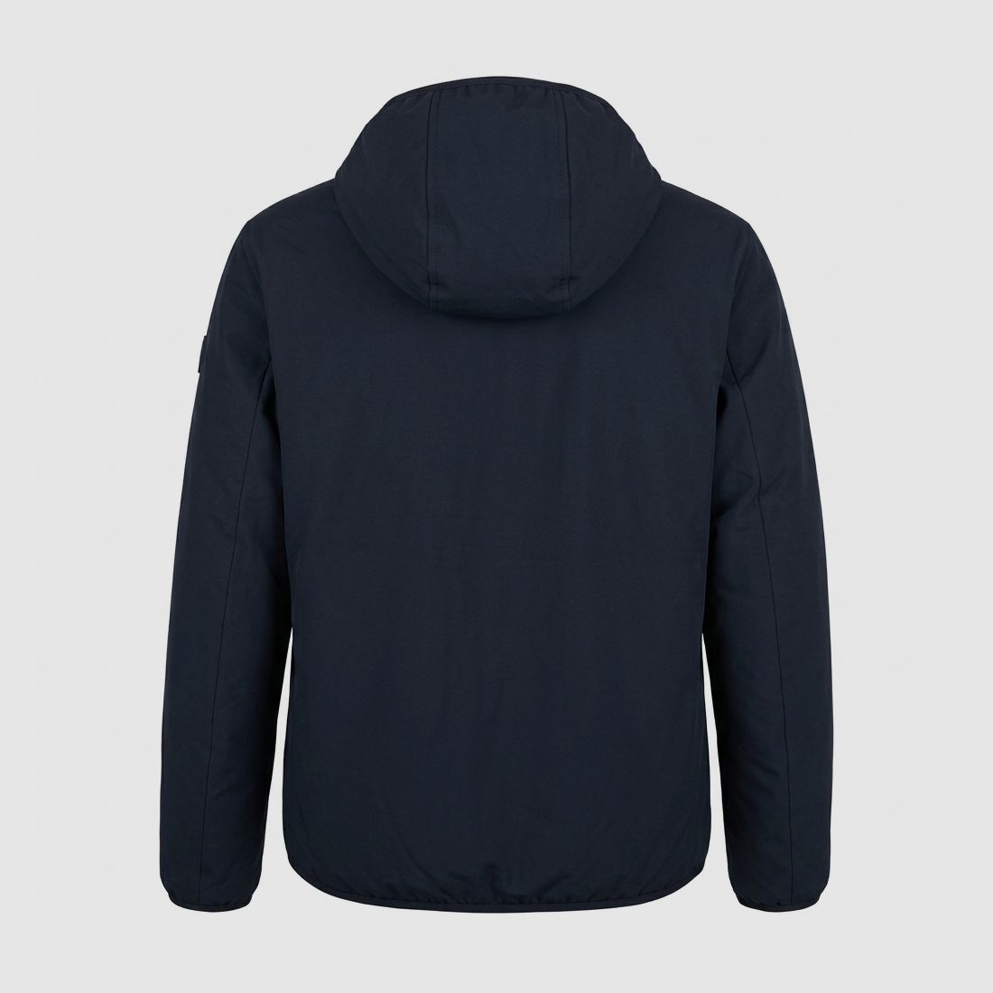 Blauer Daunenjacke mit Kapuze, Bild 2 von 2