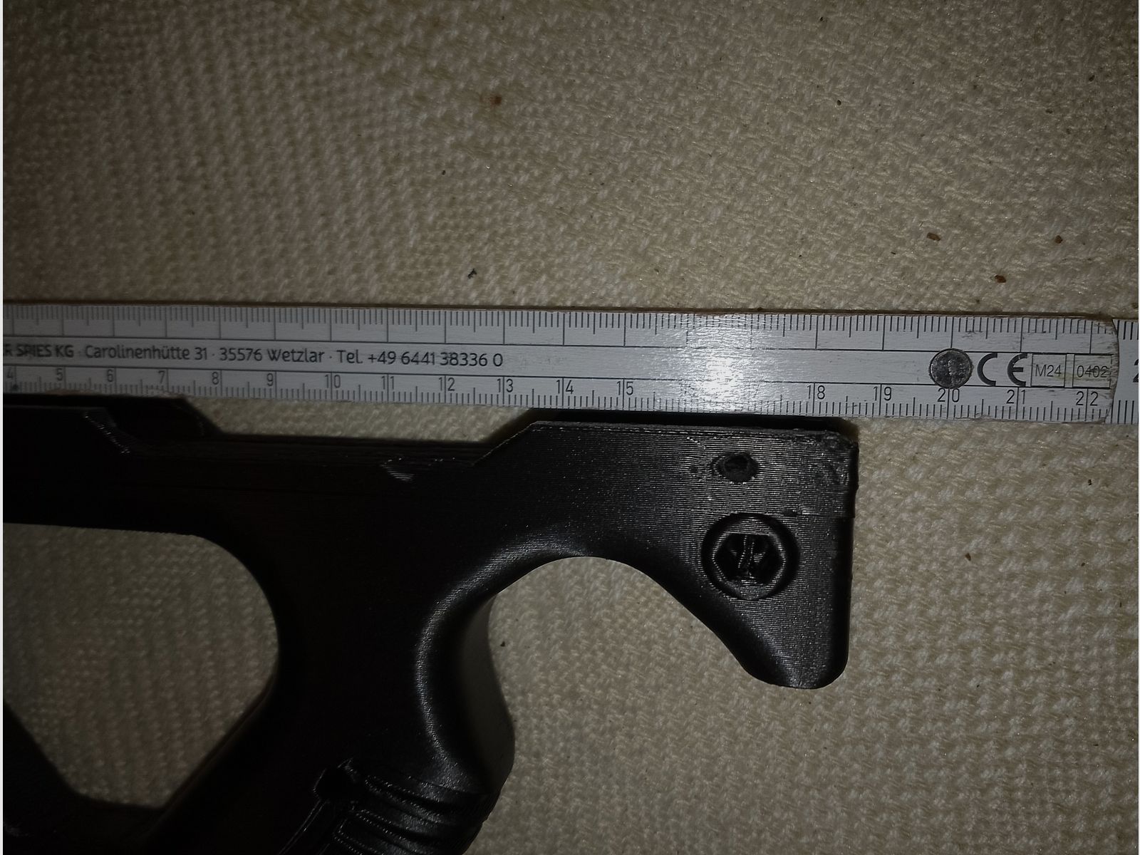 Front grip 3D print grip Picatinny universal front grip foregrip for Airsoft Softair Paintball weapons + band tape