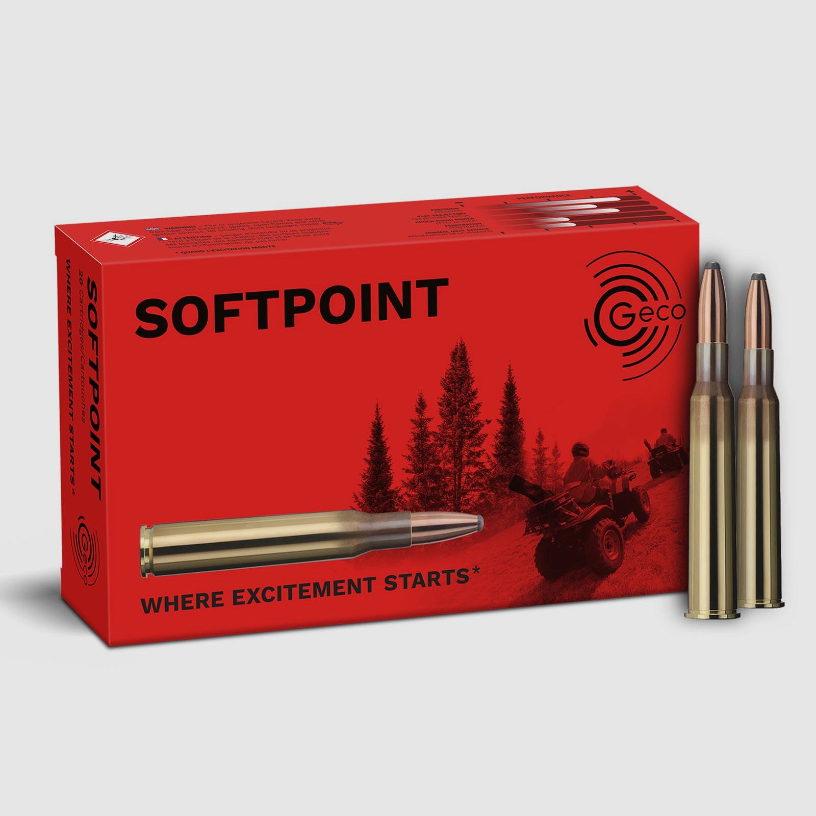 Geco 7x65R Teilmantel/SP 10,7g - 165gr