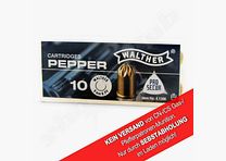 Walther cartridges for revolvers / pepper - gas / cal. 9mm R.K.