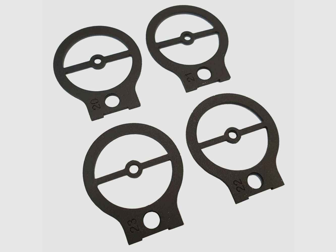 Schwaben Arms GmbH SAR M41, HK G3 Match Ringkorn 4er Set Ø 2,0mm + Ø 2,1mm + Ø 2,2mm + Ø 2,3mm für HK Kornträger