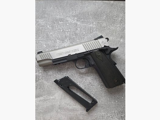 Cybergun Colt 1911 CO2 BlowBack Stainless Steel Dual Tone