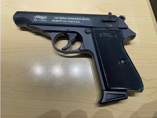 WALTHER PP - 9MM P.A.K. SCHRECKSCHUSSPISTOLE - SCHWARZ