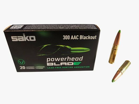 Sako .300 AAC Blackout Blade Subsonic 120grs / 7,8g