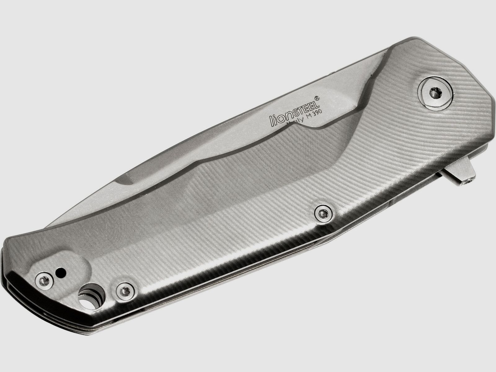 Three Rapid Exchange, Klinge aus M390, Griffe aus mattiertem Titan | 97229