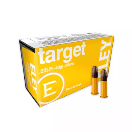 22LR (5,6 mm) ELEY TARGET ; 2,59 g / 40 gr ; 305–332 m/s