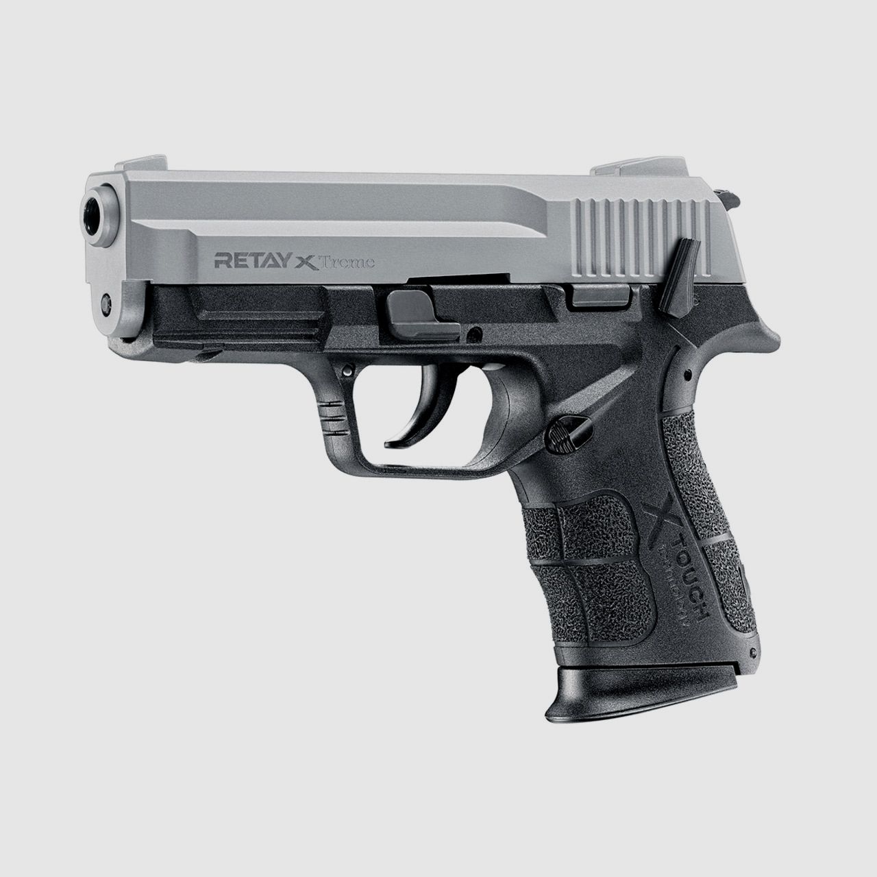 Schreckschuss Pistole Retay X TREME nickel Kaliber 9 mm P.A.K. (P18)