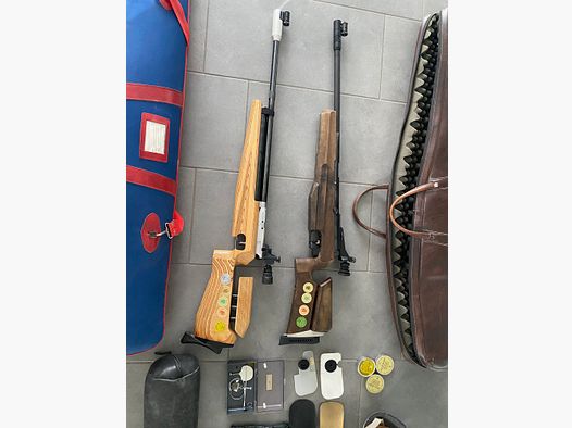 1x Luftgewehr Feinwerkbau 601 und 1x Luftgewehr Diana 75