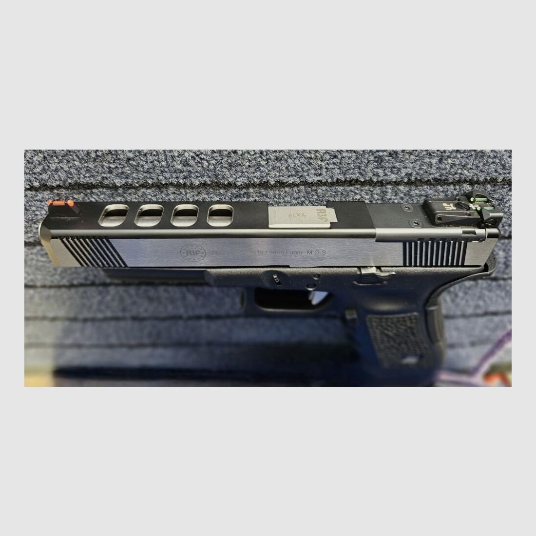 RBF Custom GLOCK 634 9x19/9mm Luger M.O.S. "SILVER STAR"