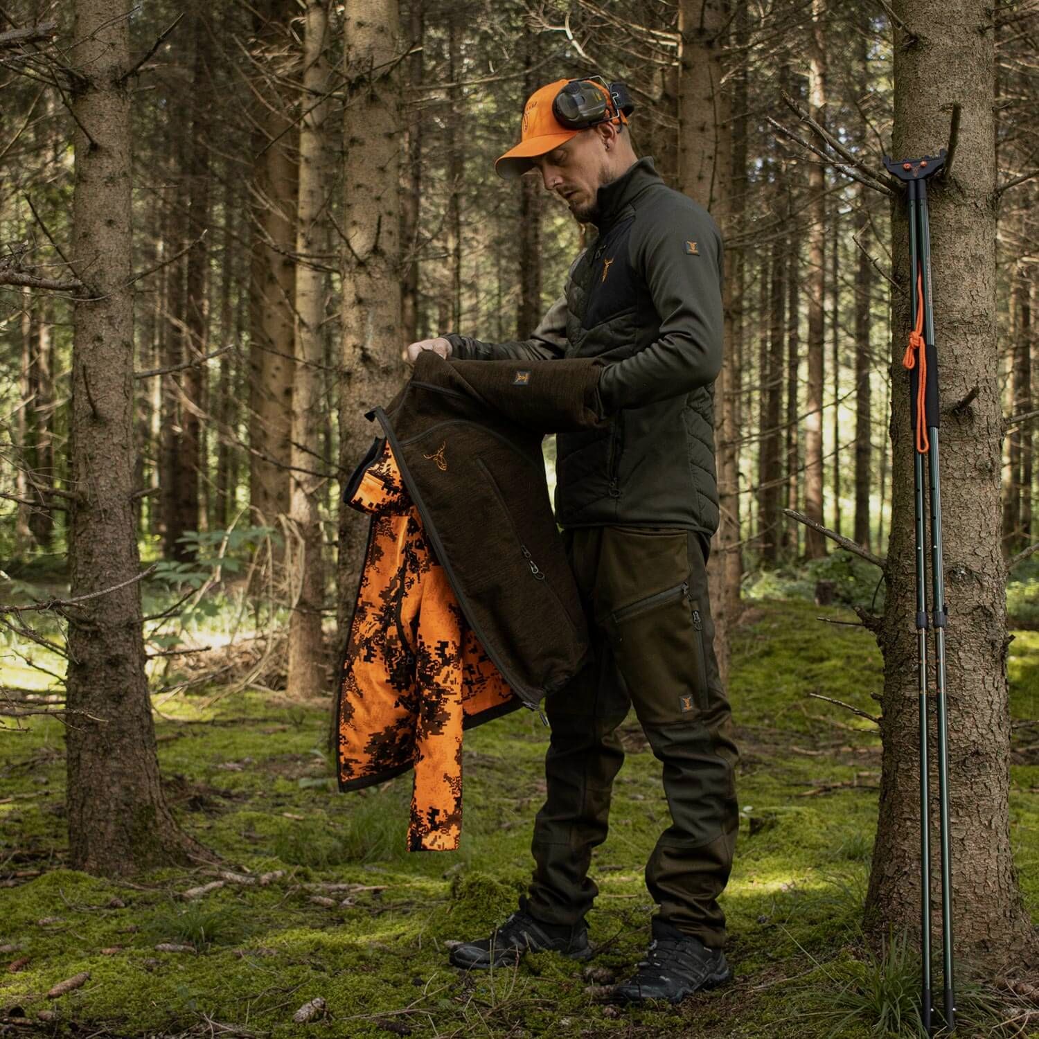 Pirscher Gear Fleece-Wendejacke Blaze