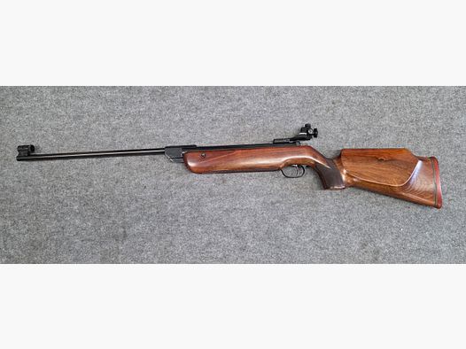 Carabine à air comprimé Walther Mod. 55 Knicker très ancienne, avec dioptre, sans marquage F, datant des années 50/60, calibre 4,5 mm Diabolo.