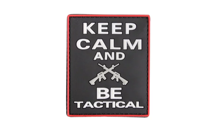 Parche 3D – Keep calm and BE tactical – 444130-3960 – 101 Inc., imagen 2 de 2