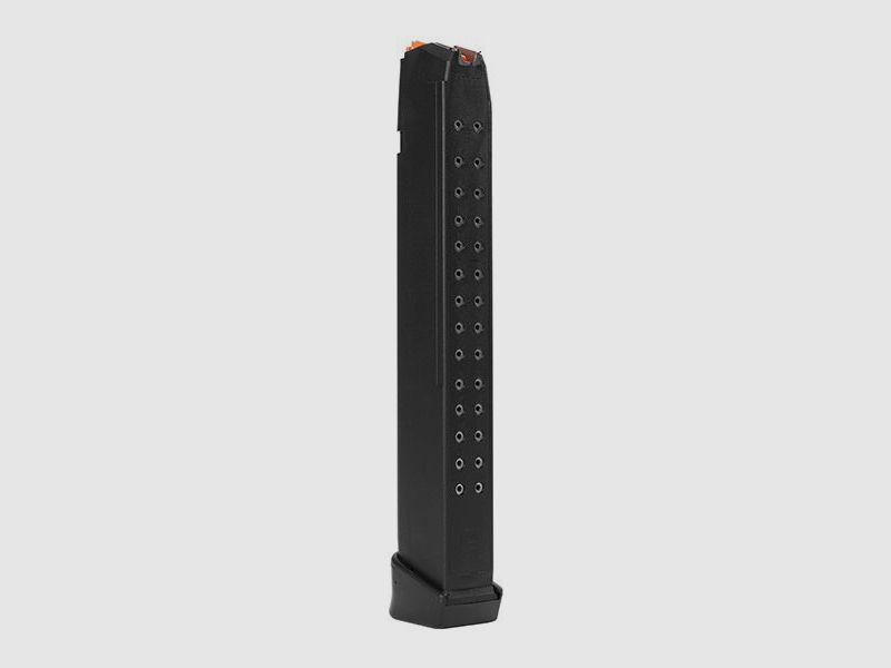 Glock Magazin 33rd 9mm Para 33 Schuss Zubringer Orange, Bild 1 von 2