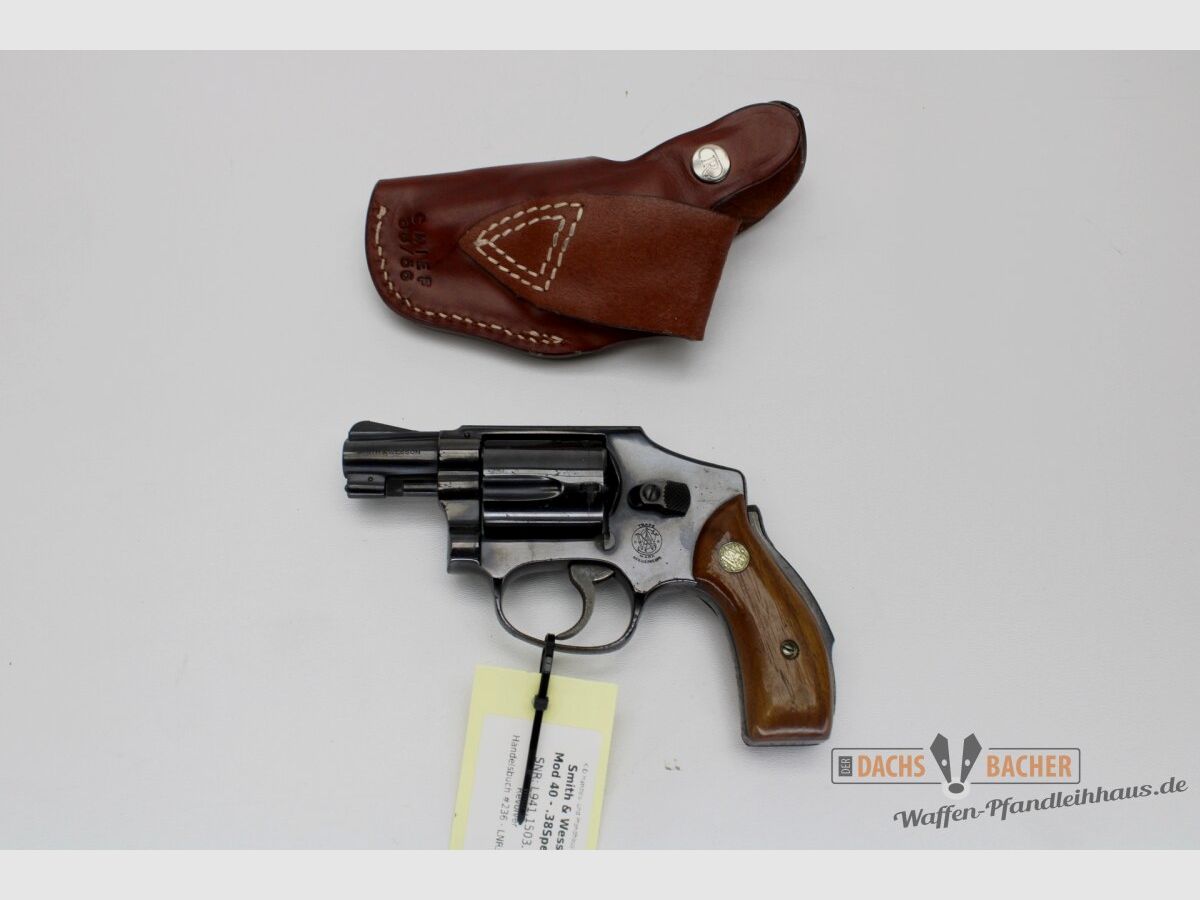 Revolver S&W Smith & Wesson 40 Kaliber .38 Special Handballensicherung #:2672, Bild 1 von 6
