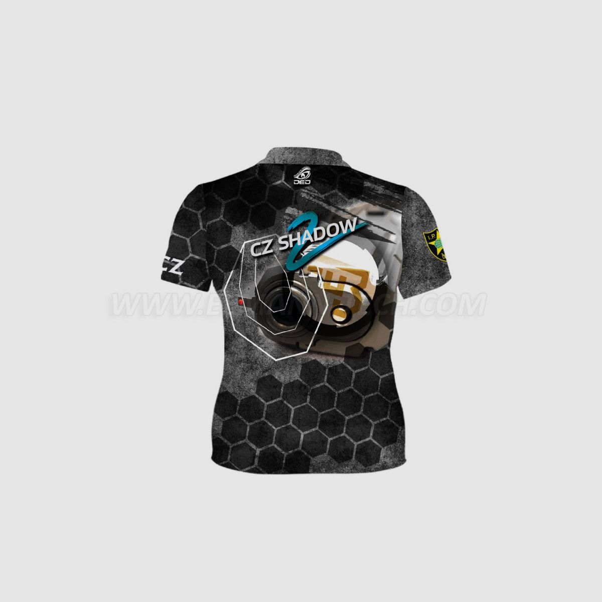 DED CZ Shadow 2 HEXTAC Dark T-Shirt, Größe: 5XL, Benutzerdefinierter Name: Mit Benutzerdefiniertem Namen, Bekleidungsart: Damen, Bild 3 von 3