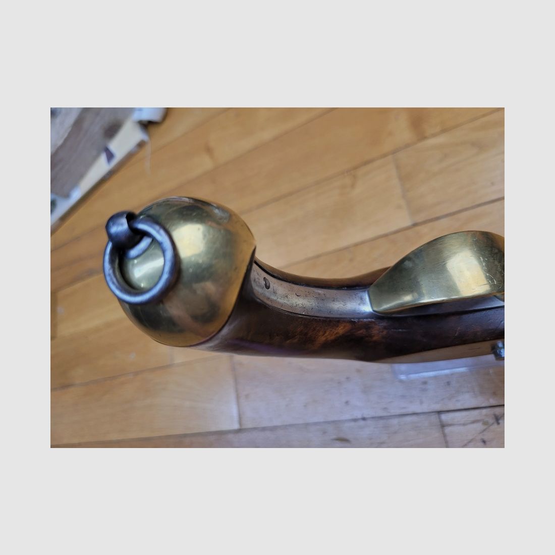 Très beau pistolet français Modèle 1822 TBIS – construit neuf sous le Second Empire – M.I St Étienne – avril 1855 – Mono-matricule – État rare pour un très bel exemplaire – TBE+, image 10 sur 25