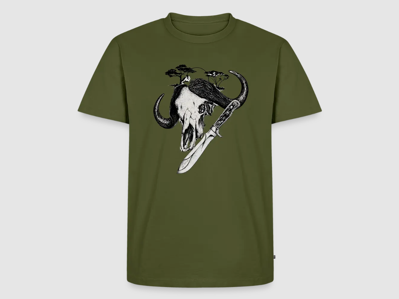 PUMA Men´s Premium T-Shirt „White Hunter – Big Game"