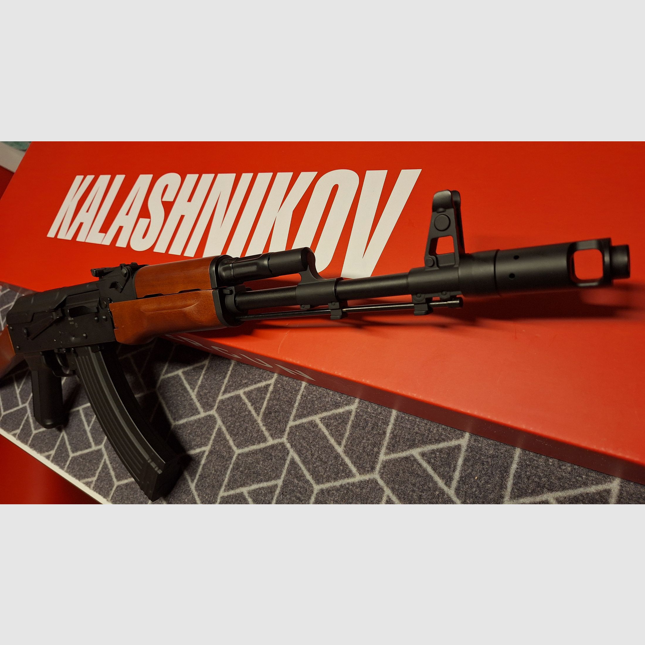 Kalashnikov AK74 G.S.G. Co2-Rifle de aire 4,5 mm-NUEVO!