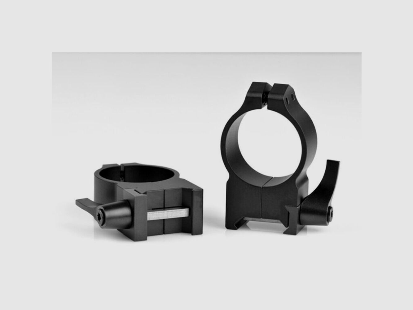 Warne QD Steel Rings - 30mm Weaver High 13.3 mm (215LM)