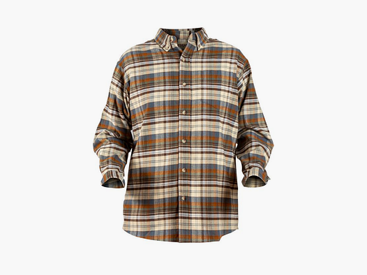 Nordhunt Oklahoma Shirt in Steal Blue/Tobacco