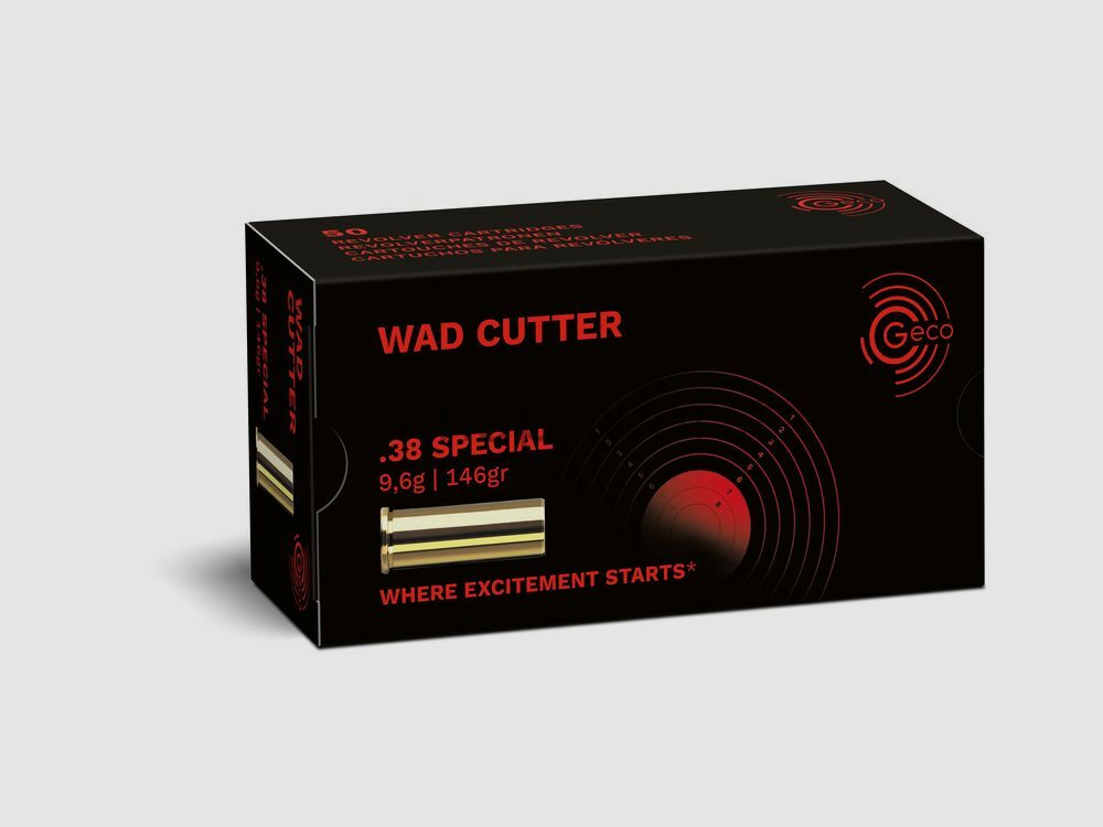 Geco GECO .38 Spec. WadCutter - LWC 9.6g