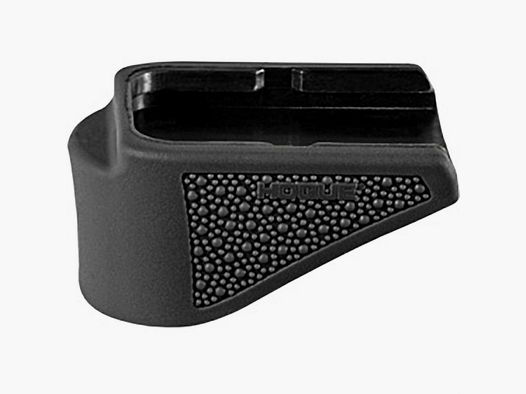 HOGUE OVERMOLDED® EXTENSION 26® 10RD MAGAZINE HOGUE OVERMOLD GRIP EXT PAD FOR GLOCK 26 9MM 10 MAGS BLK