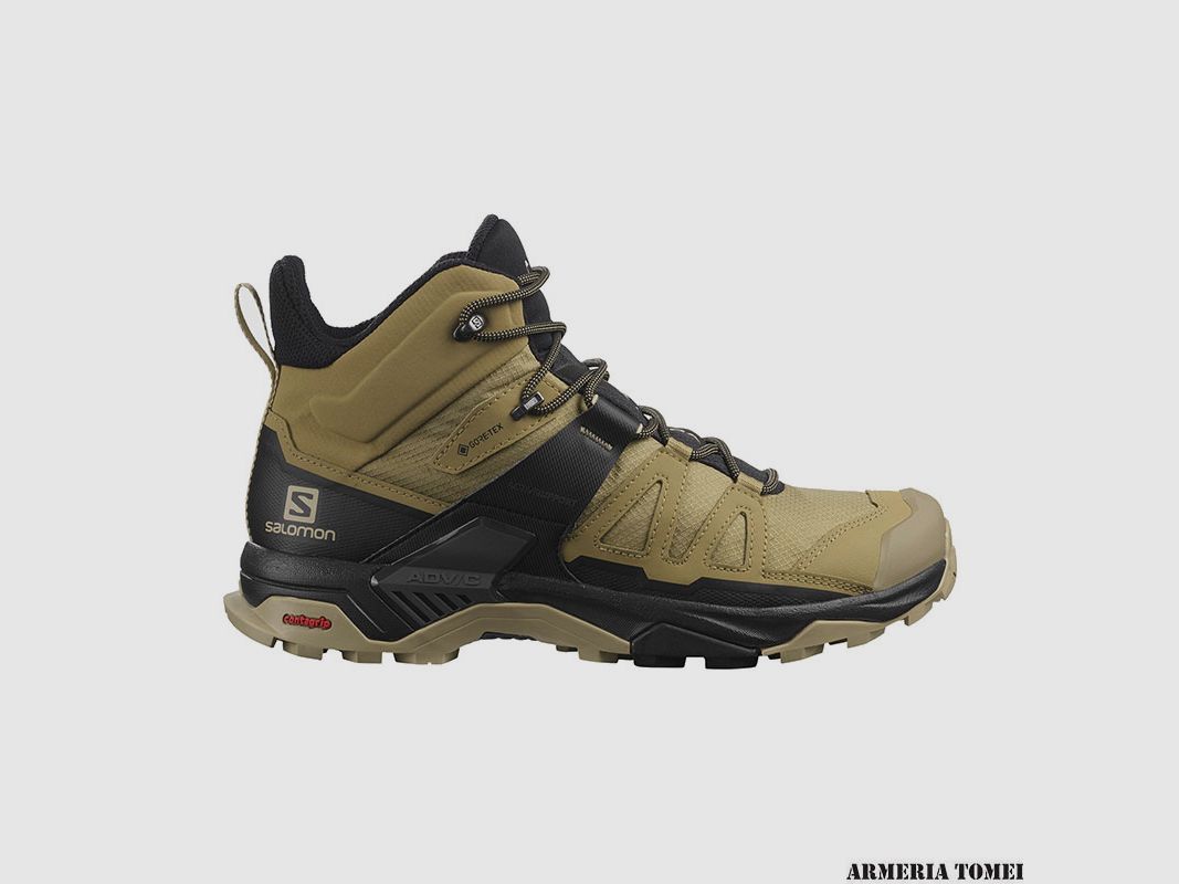 SALOMON – MEN – X ULTRA 4 MID GTX Kelp / Black / Safari, image 1 of 7