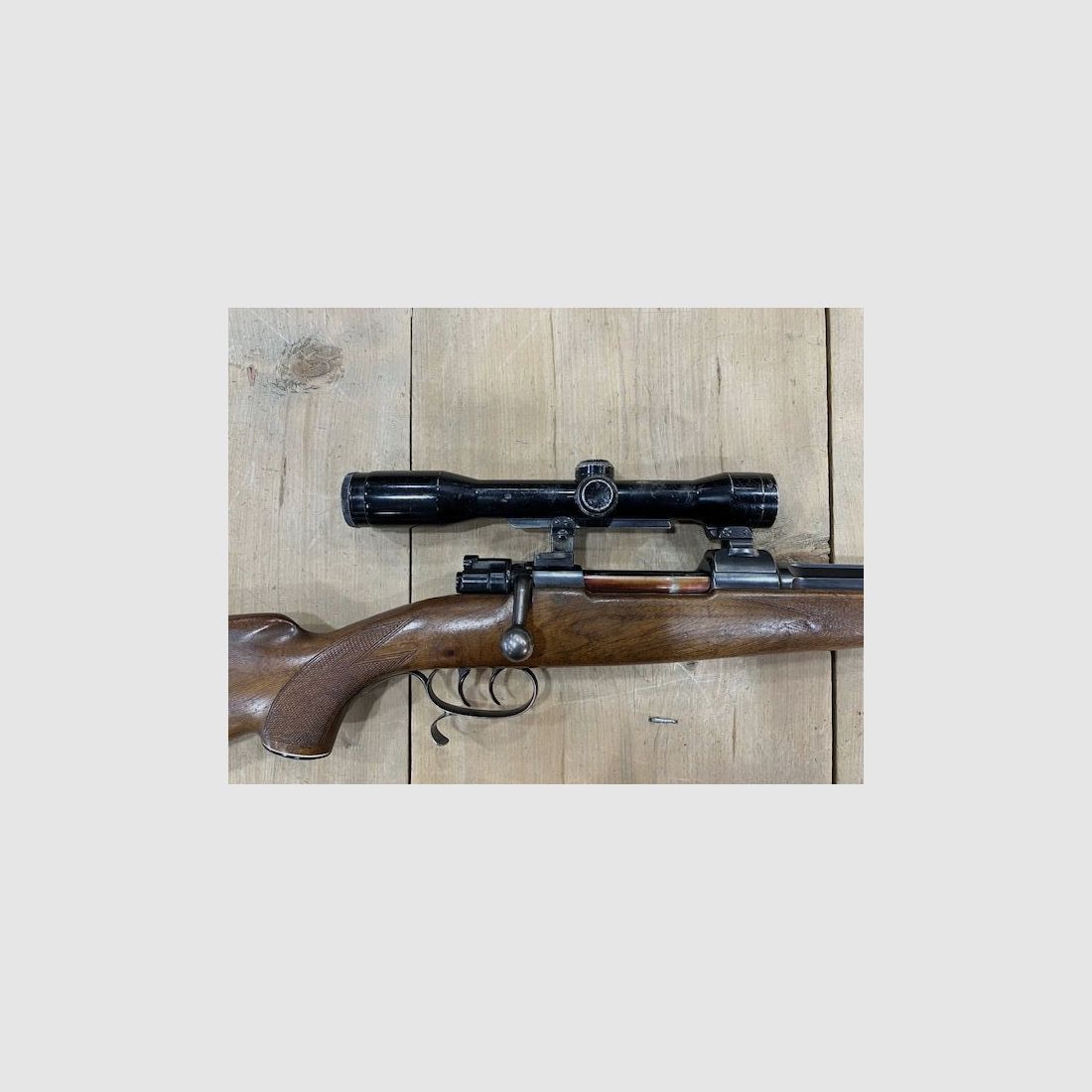 Mauser Repetierer K98 in Kaliber 10.3×60 R mit Deutschem Stecher und Zielfernrohr Zeiss Diatal-D 4×32, Bild 4 von 4
