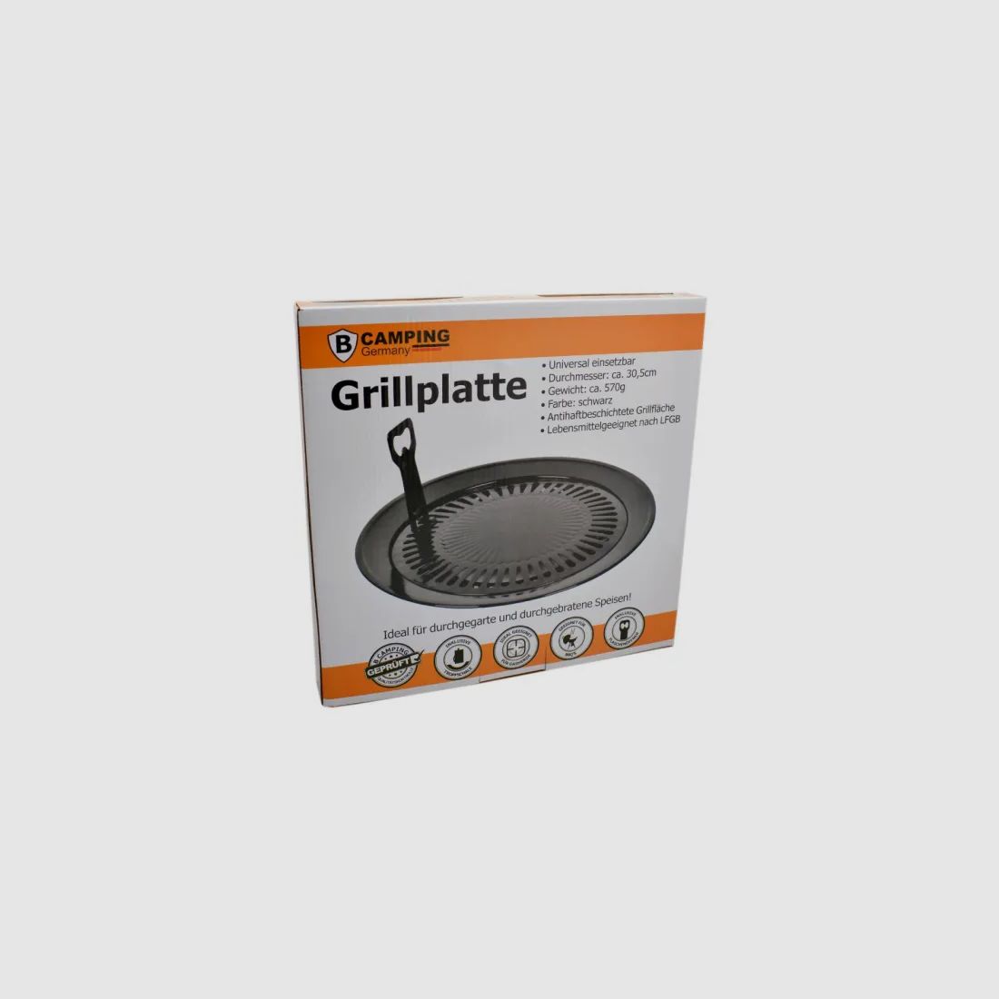 Camping Grill Plate Universal 30.5 cm