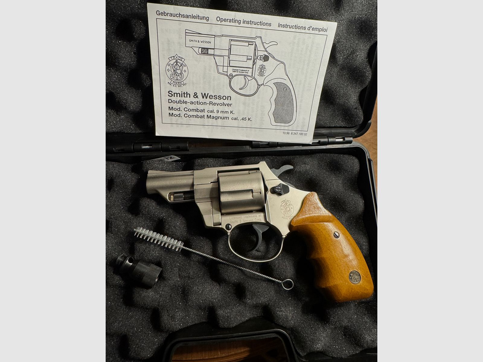 Smith&Wesson Schreckschuss Revolver .45 solo 1x utilizado