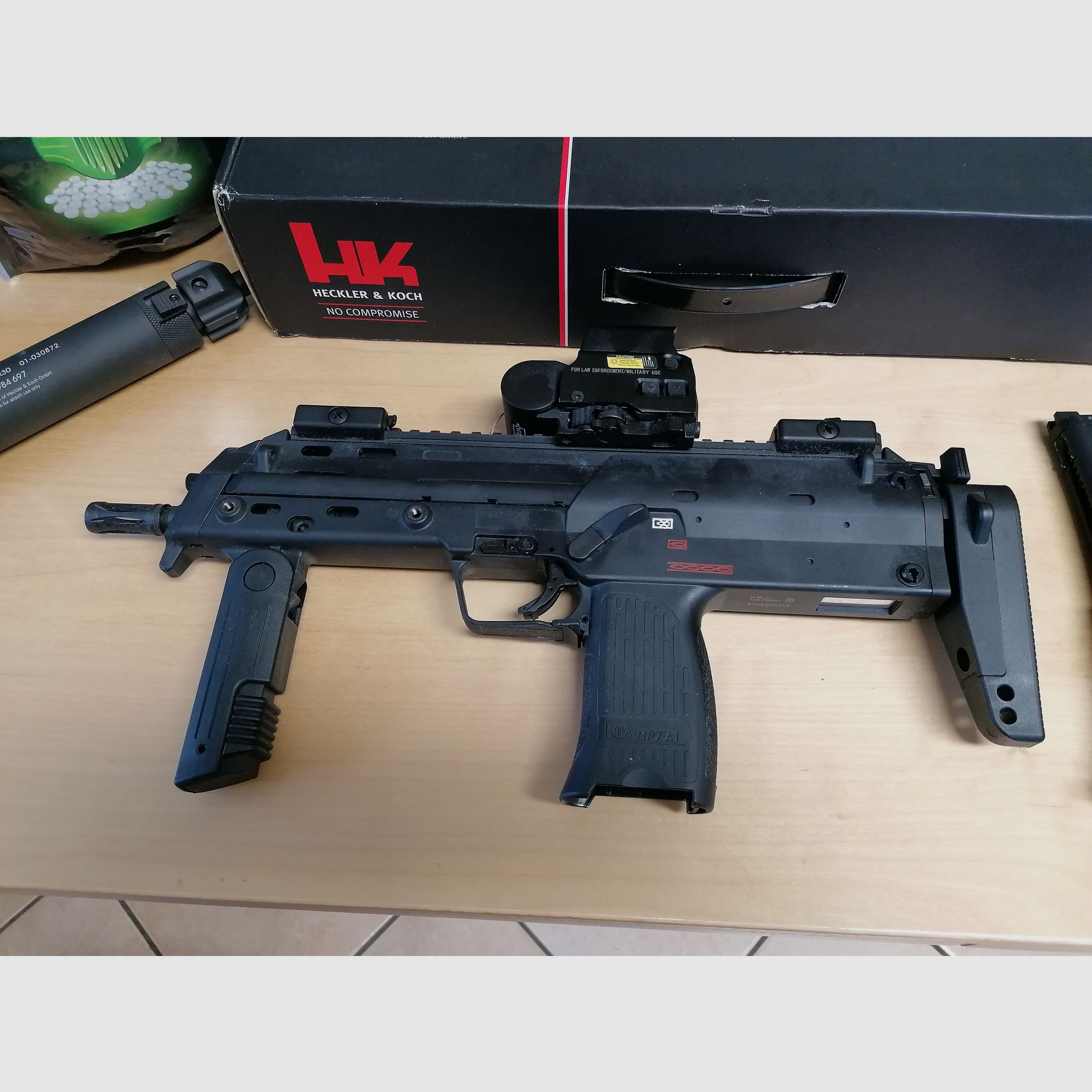 HECKLER & KOCH MP7 A1 GBB V2 1,3J Softair