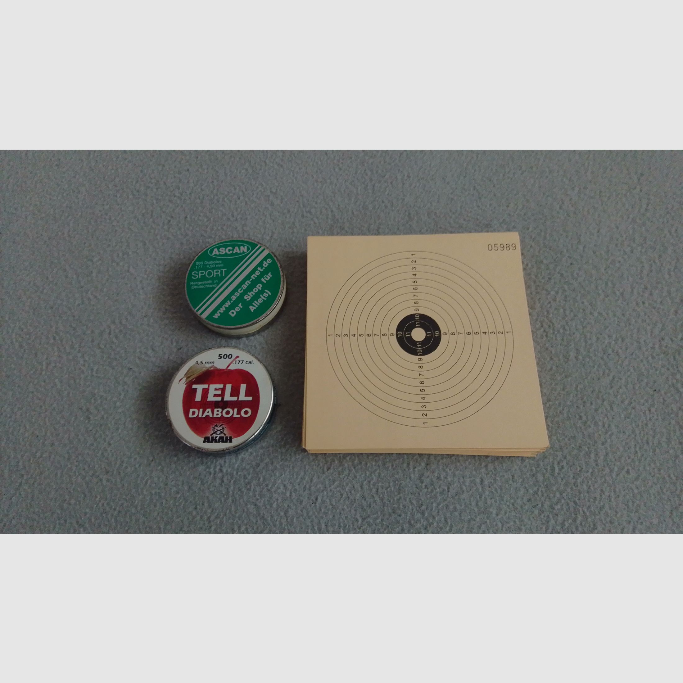 2x pack of 4.5mm pellets, target sheets 14x14, (NEW) for air rifle / air pistol