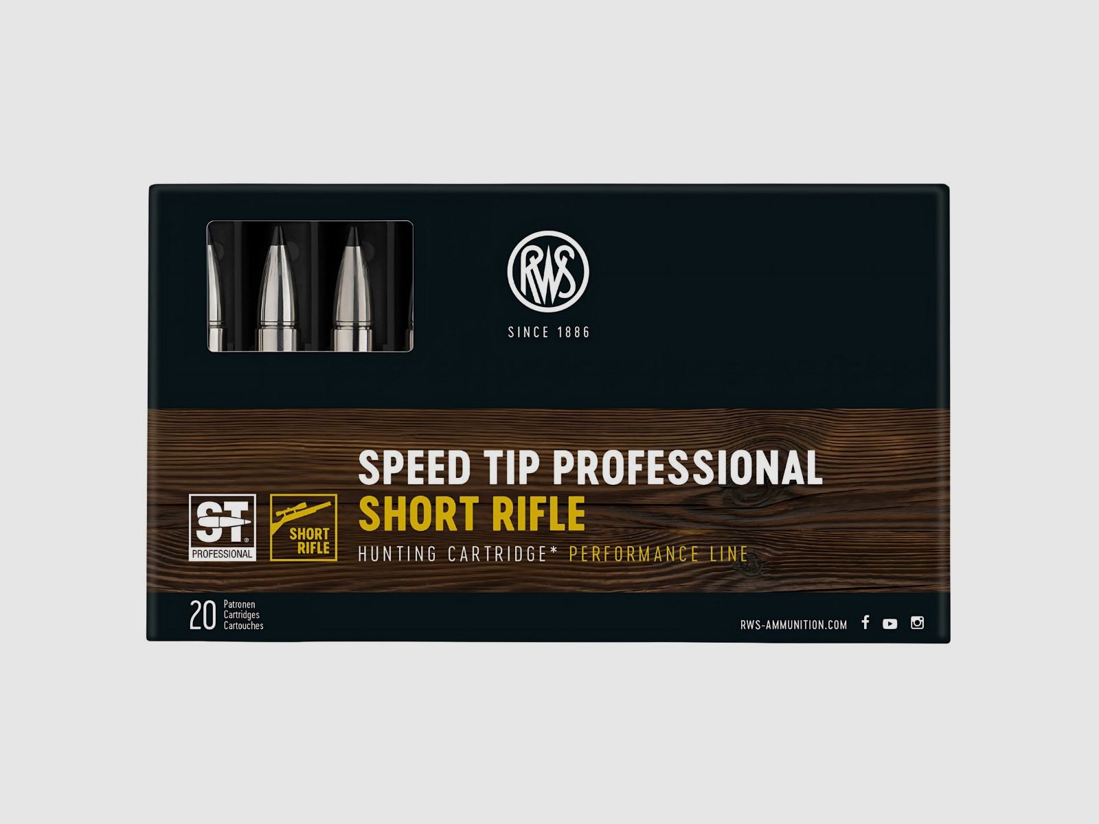 .308 Win RWS Speed Tip Pro Short Rifle 165gr/10,7g, zdjęcie 1 z 2