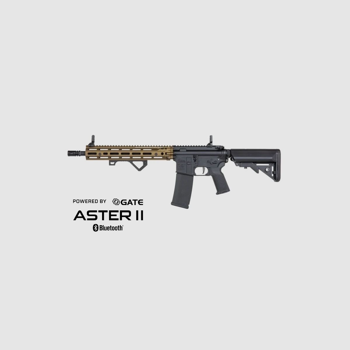 SA Daniel Defense® MK18 RIII M-LOK 14.5" (SA-P28 RIS III PRIME™ Aster II ETU BLDC™) Rifle Airsoft Libre a partir de 18 años – Chaos Bronze -F-