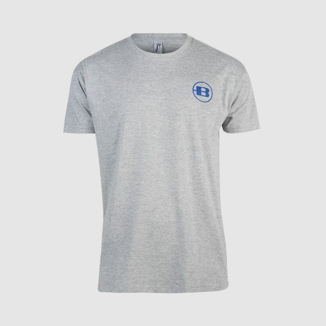 Unisex T-shirt Bergara Stamp Szary Melanż