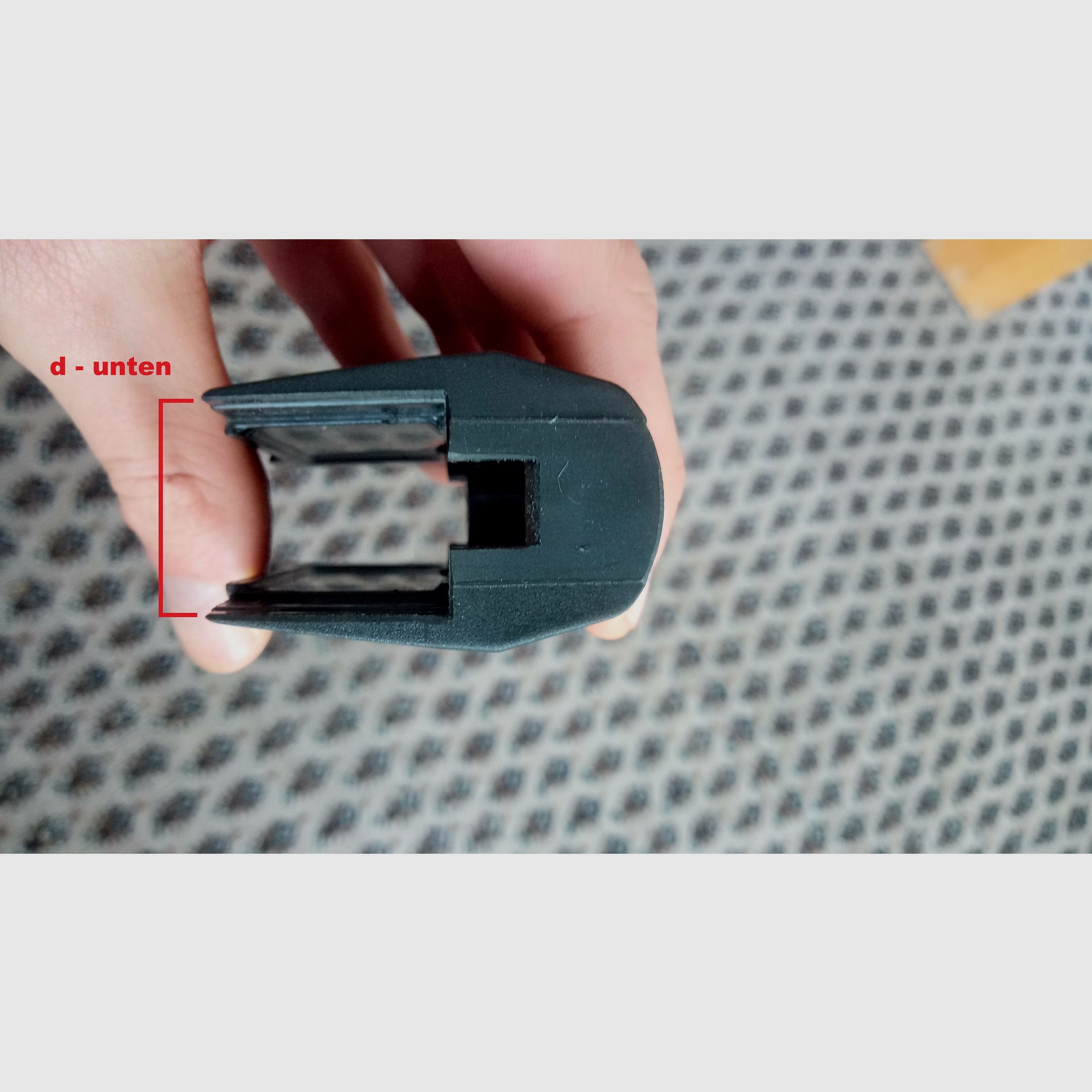 Makarov PMM Polymer Griff / Griffschale für russisches 12 Schuss Hi-Cap Magazin auch geeignet für Baikal Co2