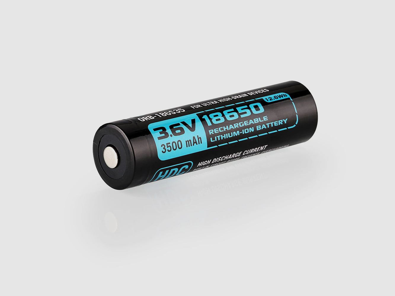Oplaadbare 18650 Batterij 3500 mAh HDC met PCB Olight, afbeelding 1 van 2