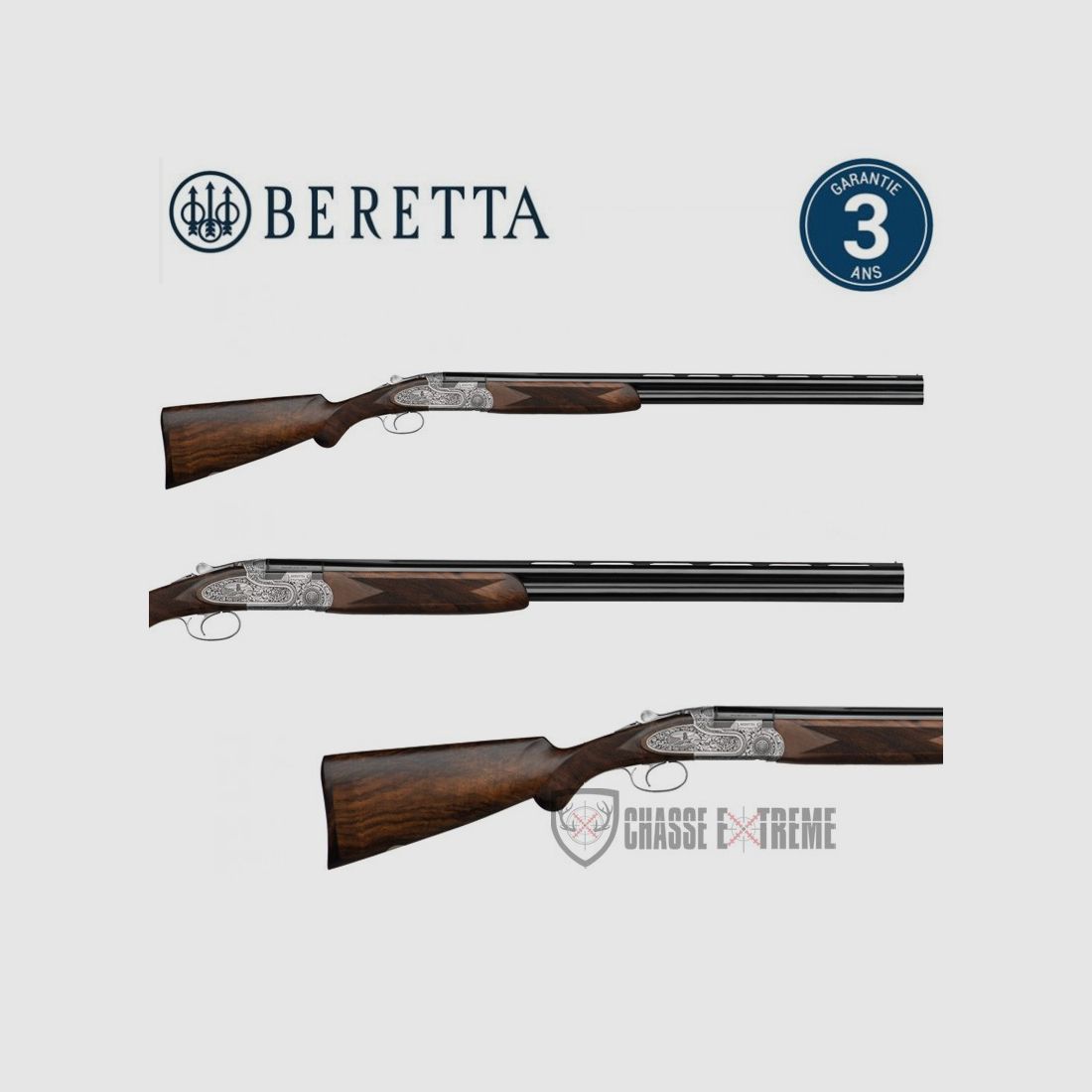 Escopeta BERETTA 687 EELL Classic Escena de Caza Combo Cal. 28 /410