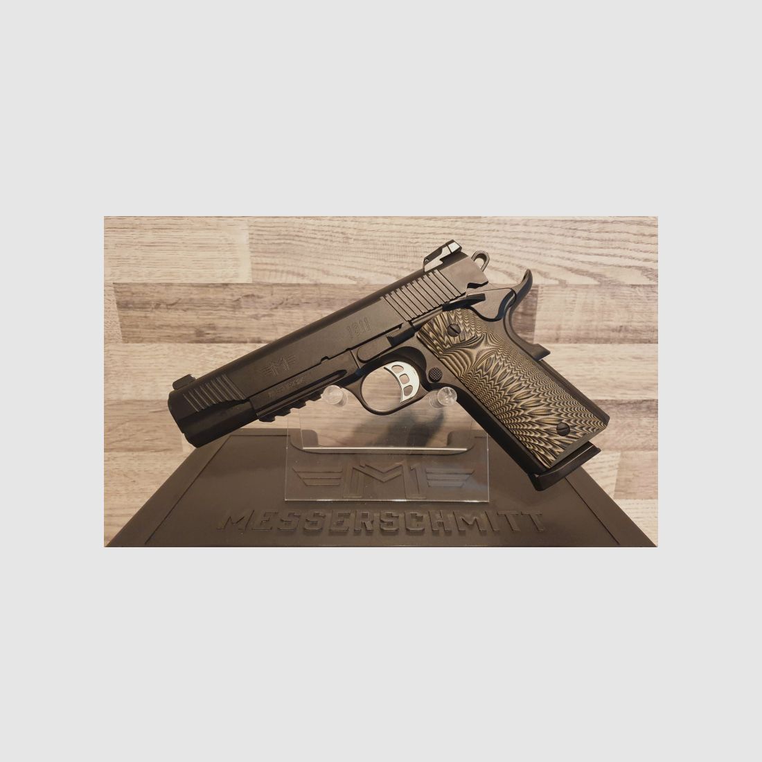 Neuware vom Fachhandel - Pistole Messerschmitt ME 1911 Black Kal. .45ACP + Koffer und 2 Magazine