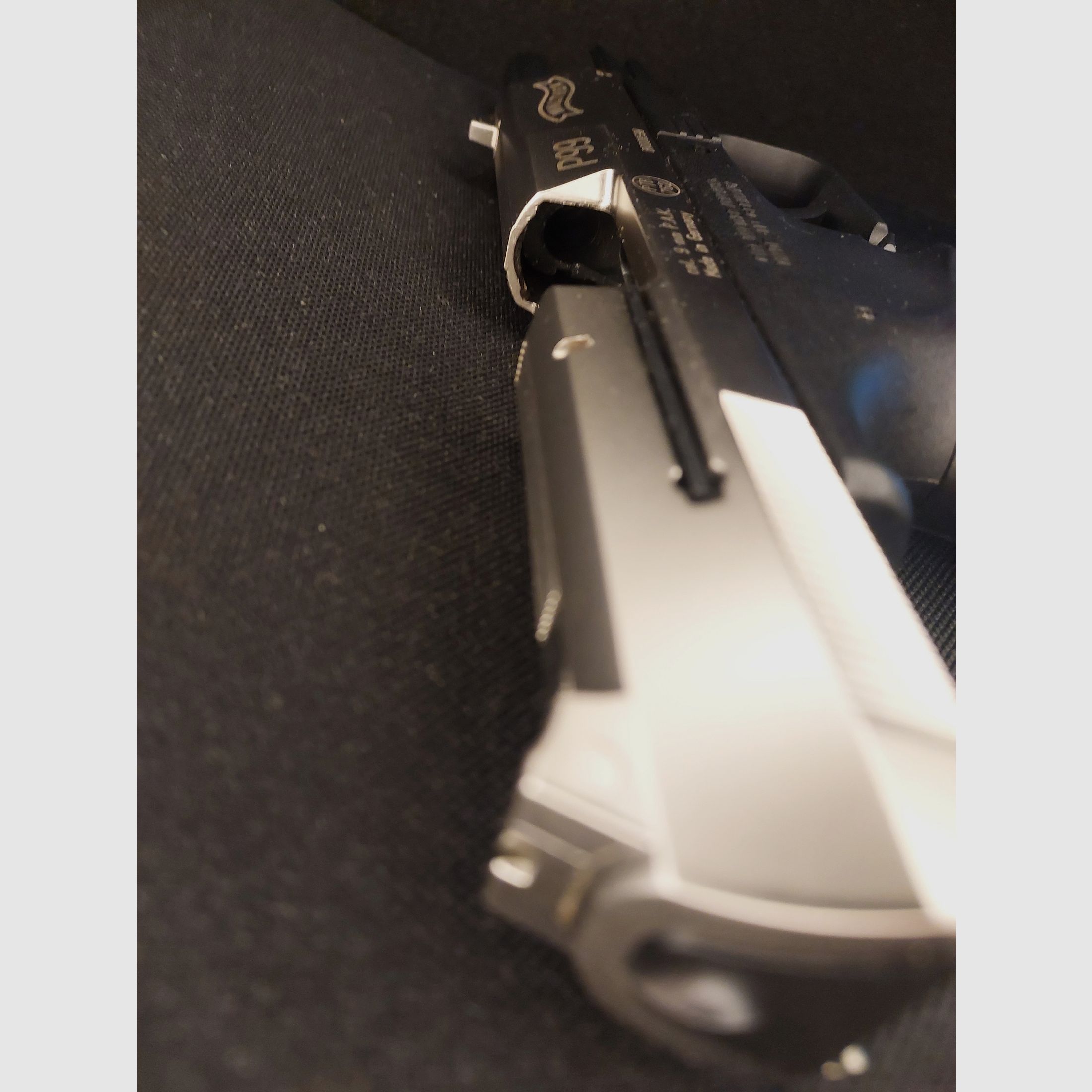 Pistolet d'alarme Walther P99 9mm P.A.K. bicolore Nickel (PTB 762) P 99