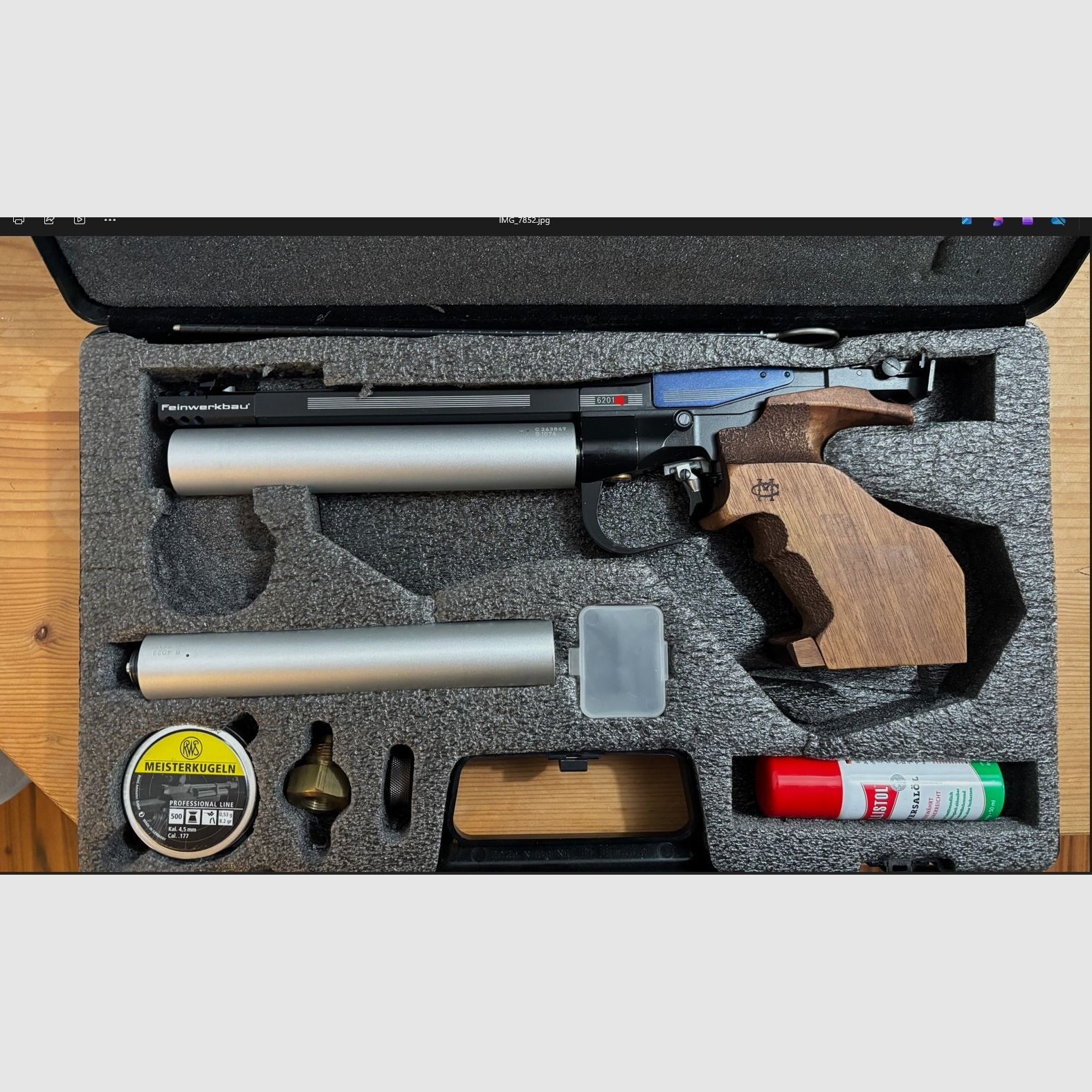 Fine Work Construction P34 Match Air Pistol