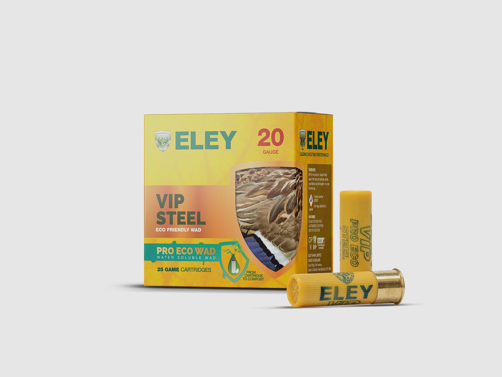 ELEY Pro ECO | 20/70 | 24g | Hagl 5 | 25stk