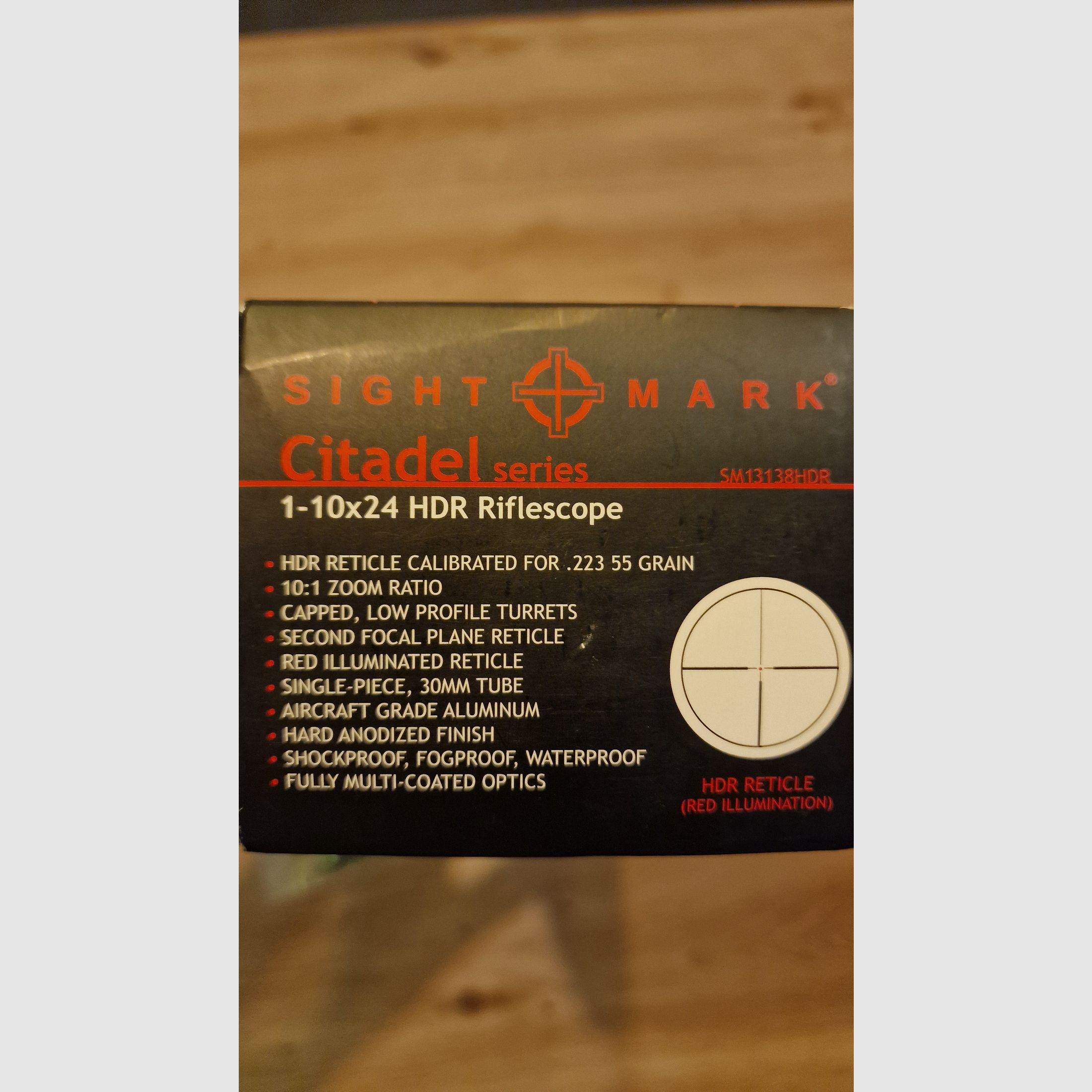 *COMME NEUF avec GARANTIE* Sightmark Citadel 1-10x24 HDR LPVO