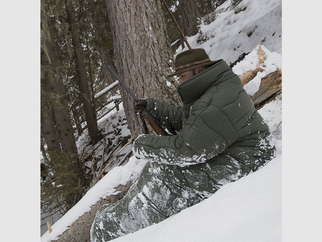 CARINTHIA Ansitzmantel + Fußteil Webpelz L