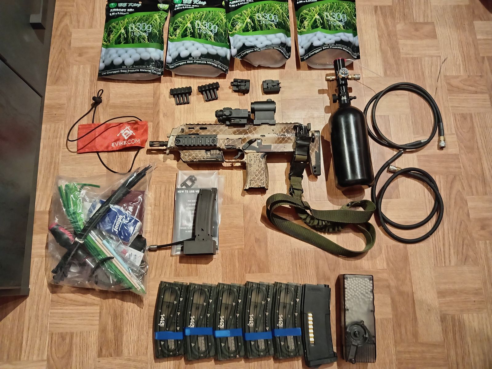 Airsoft MP7 GBB mit HPA