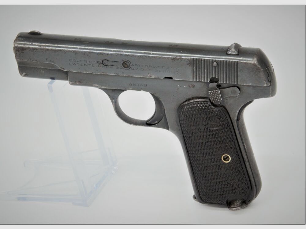 Colt 1908 Szanghajska Policja Miejska Nr 24 Ekstremalnie rzadki William Fairbairn .380ShortCFL