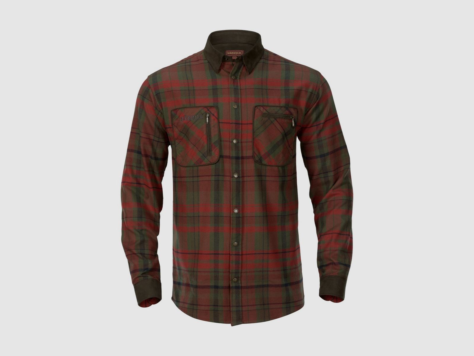 HÄRKILA Pajala Hemd Red Autumn Check