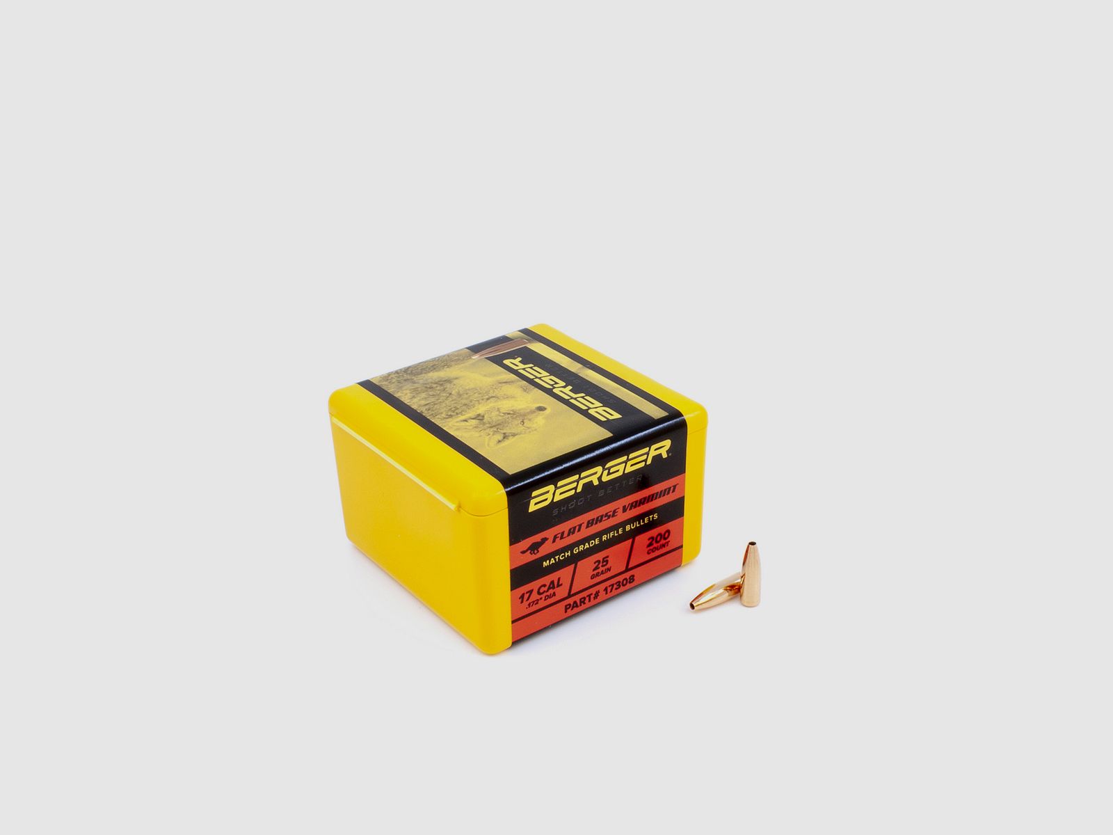 Proiettile Berger .17 FB Varmint 25GR 200 pezzi