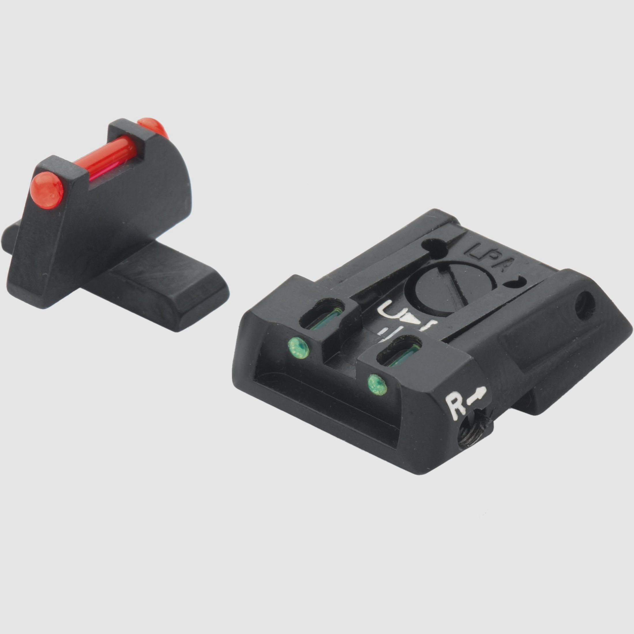 LPA SPF01HK Fiber Optic Vizier Set voor HK Pistolen Mod. P30 (L), HK45, SFP9 (L) – Fiber Optic