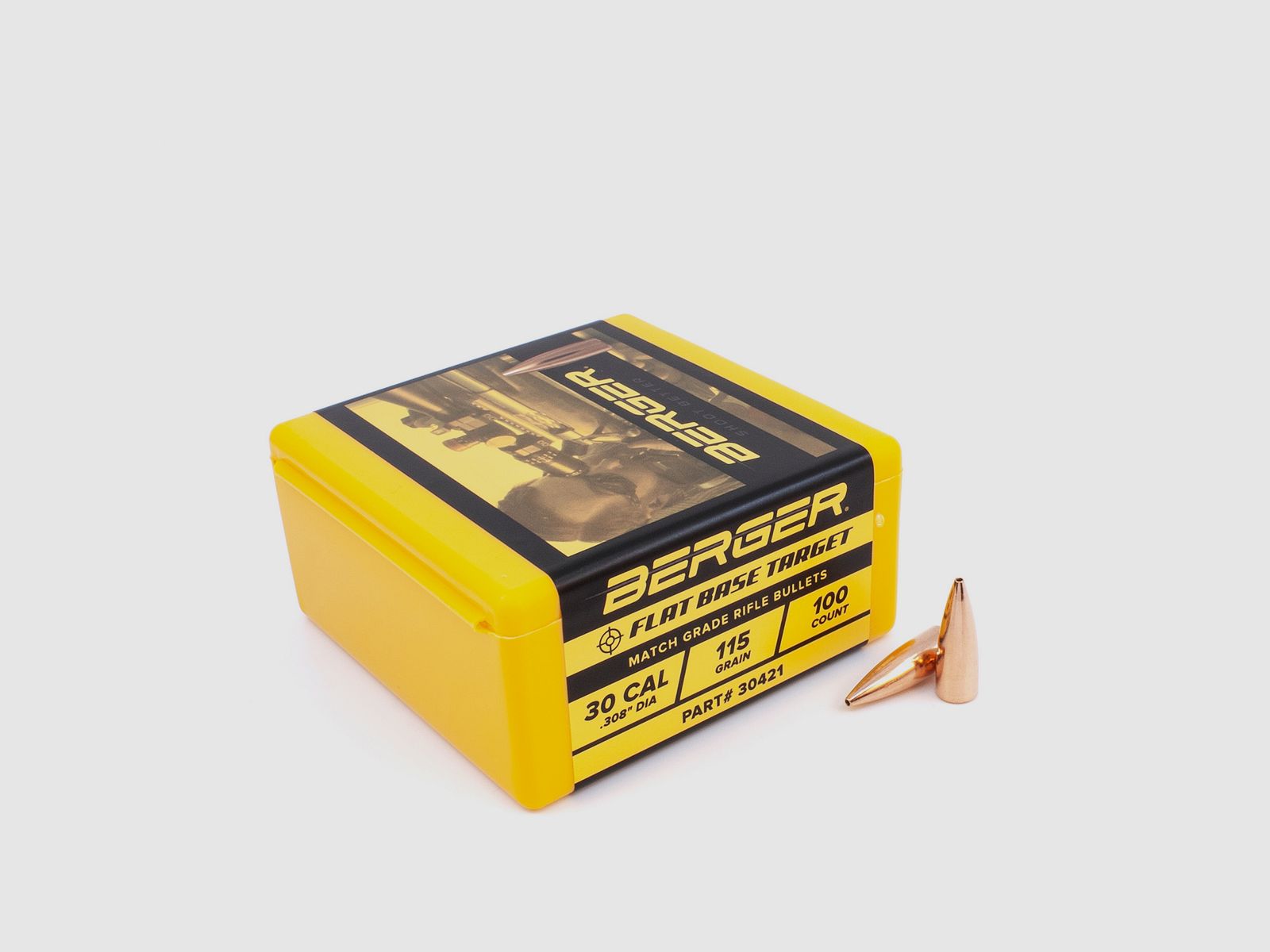 Berger Bullet .30 FB Target 115GR 100 pieces